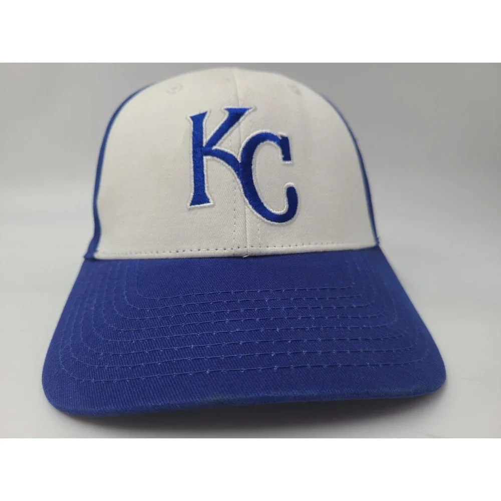 Kansas City Royals Fan Favorite Adjustable Hat Cap Men MLB‎ Baseball White Blue